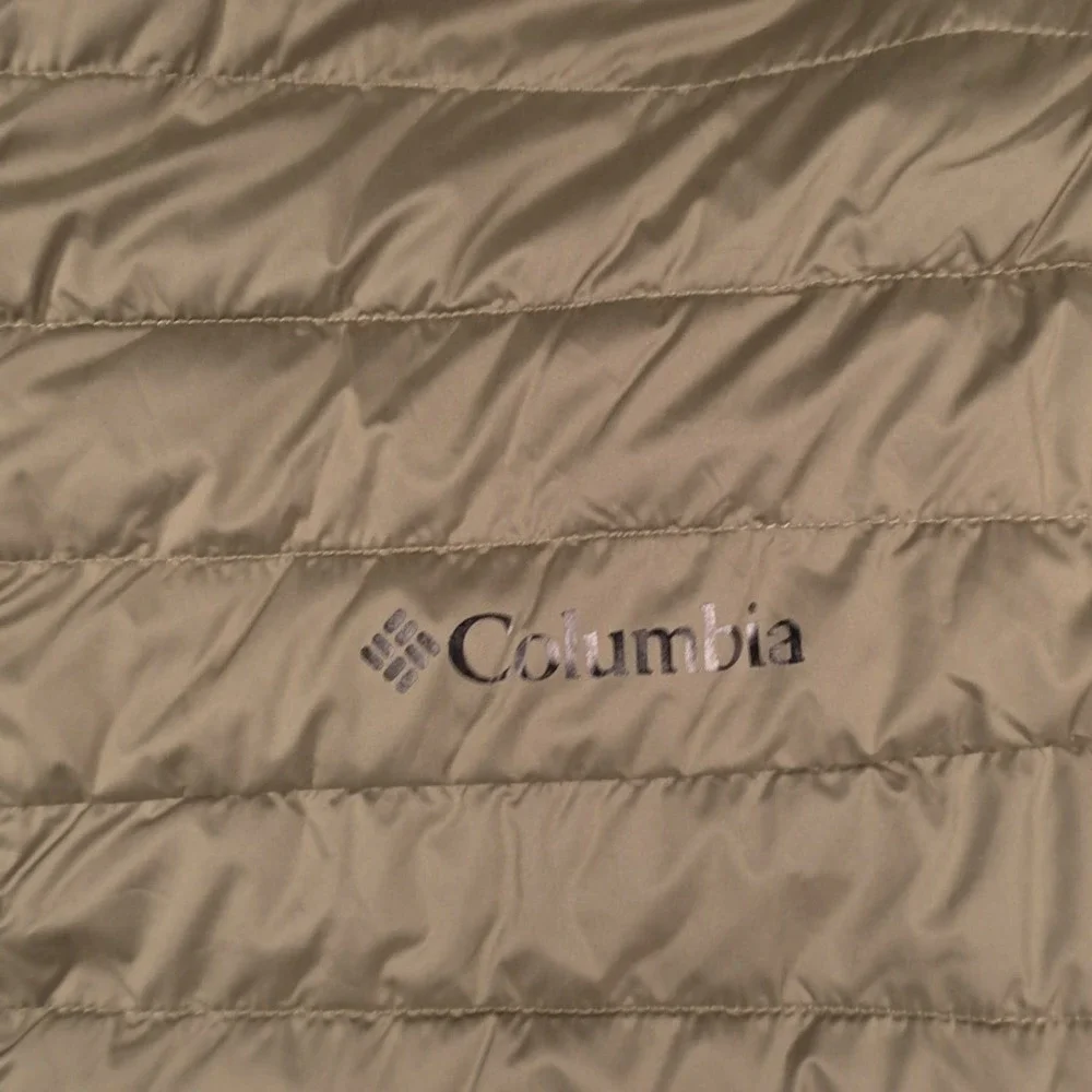 NWT Columbia Silver Falls II Puffer Jacket Mens 2XL Olive Omni-Shield Full Zip